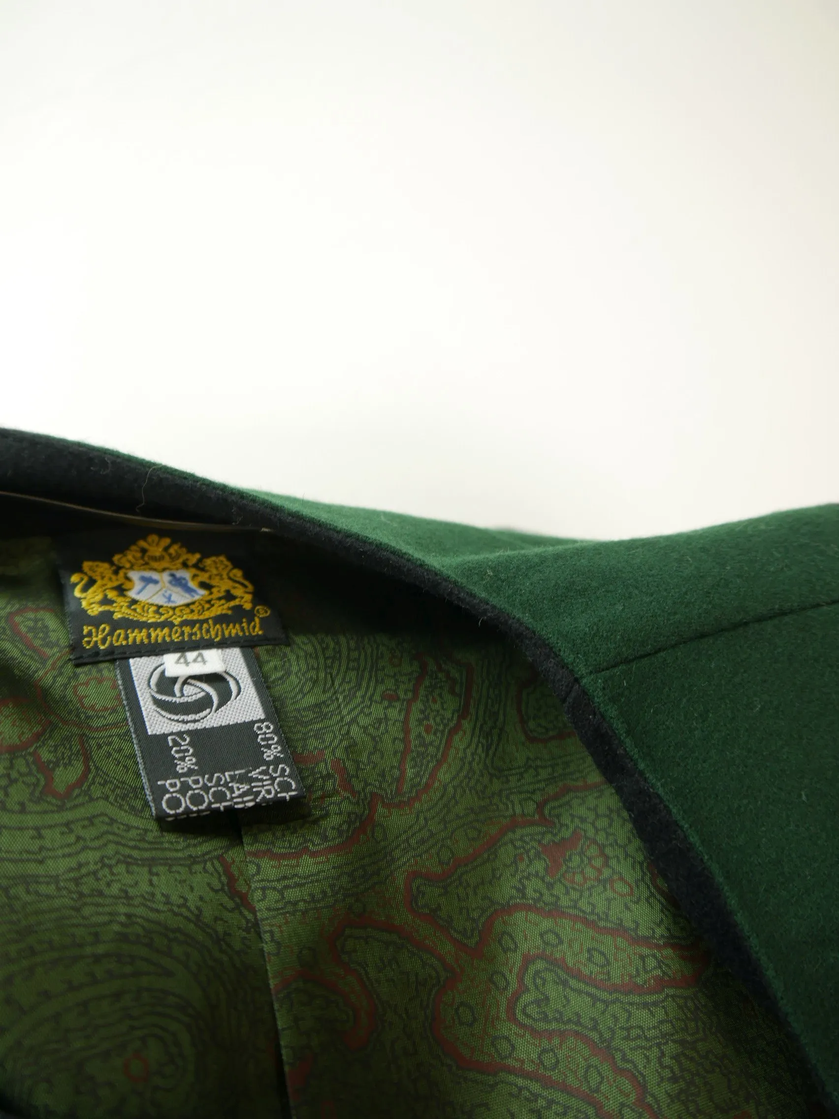 Hammerschmid schwarz Spencer mit Stickerei herrliche Trachtenjacke Jacke Gr.44